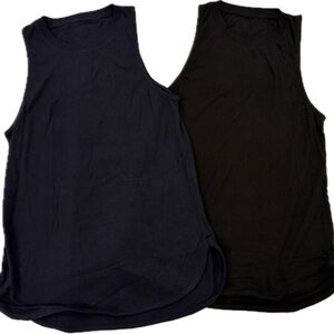 Cotton On Black and Navy Tank Tops